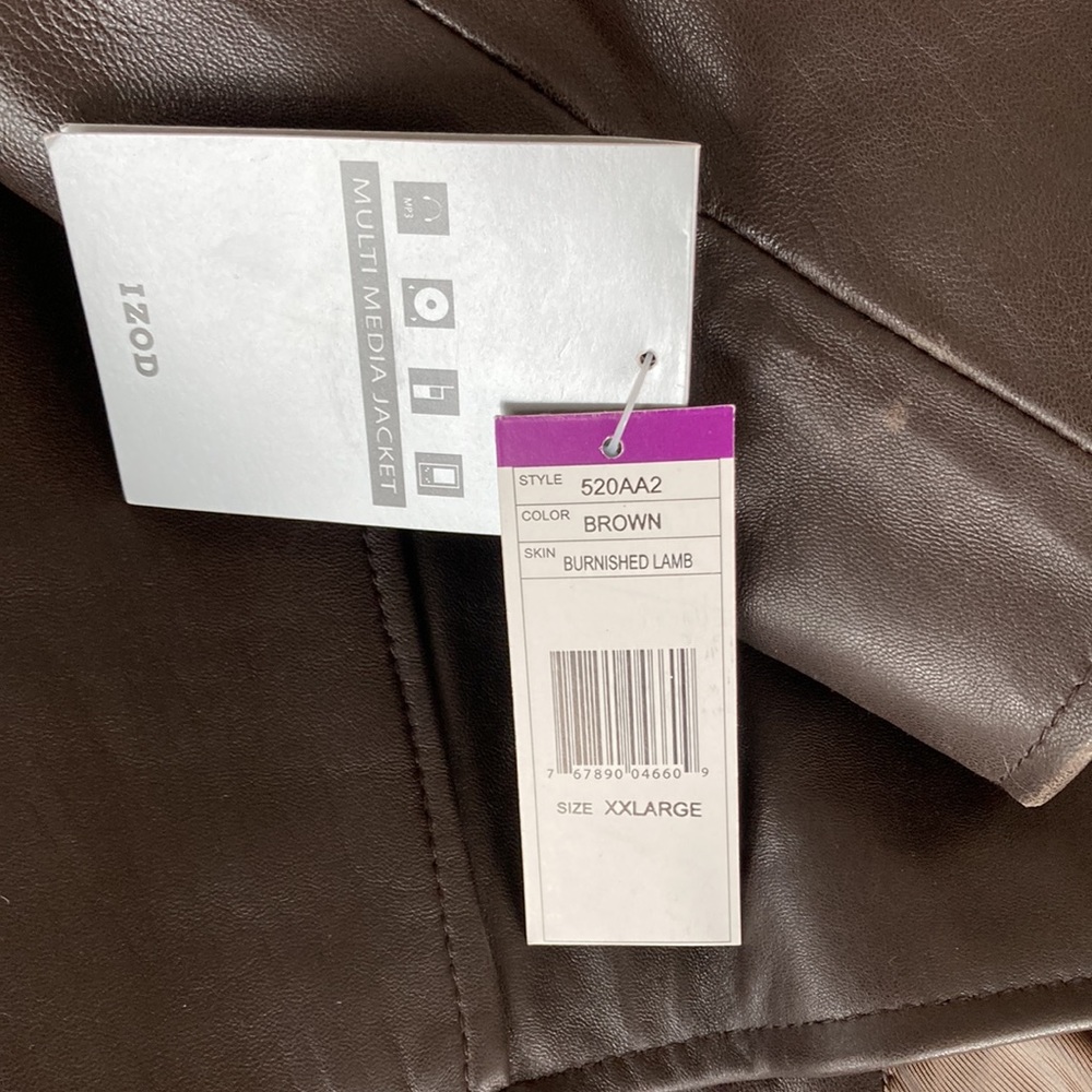 Izod leather jacket - Picture 3 of 4